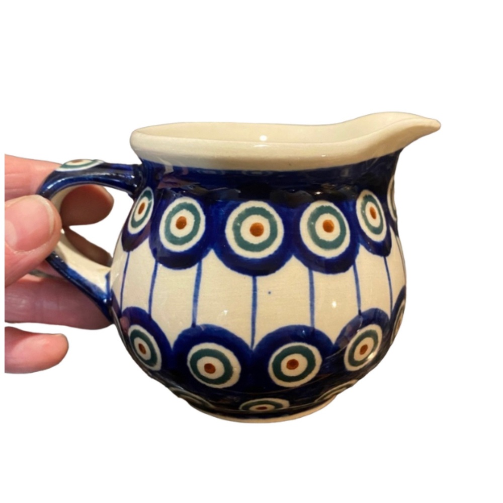 Boleslawiec Peacock Pattern Creamer